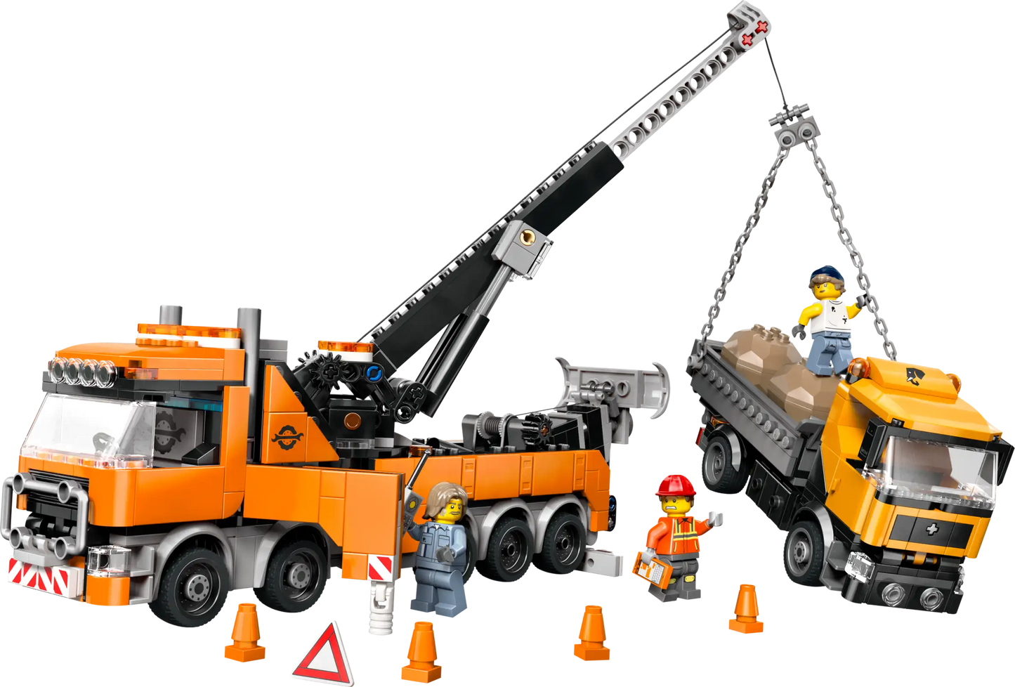 Compatible - 60467 - City - Heavy Duty Recovery Tow Truck with Crane - 793 Pieces
