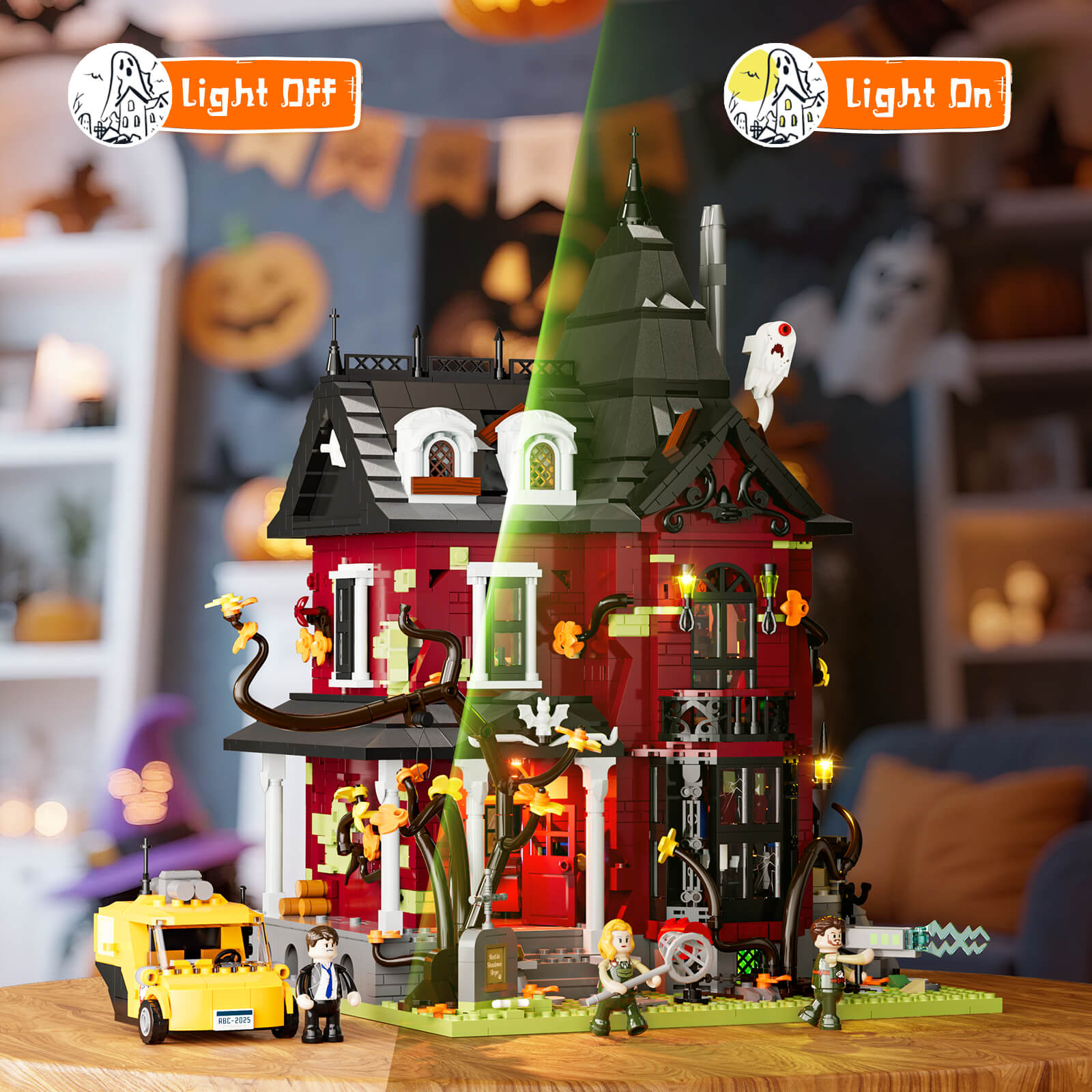 Lumibricks/Funwhole - L9092 - Midnight Haunted Mansion - 2617 Pieces