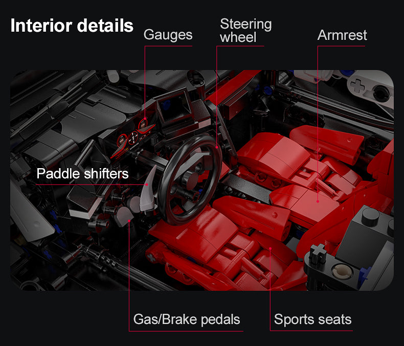 CADA - C61053 - Master Series - Apollo Evo Hypercar - 4465 Pieces - Dynamic Version