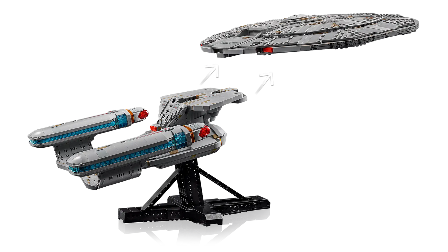 Compatible - 10356 - Icons - Star Trek - USS Enterprise - NCC 1701 DT - 3600 Pieces