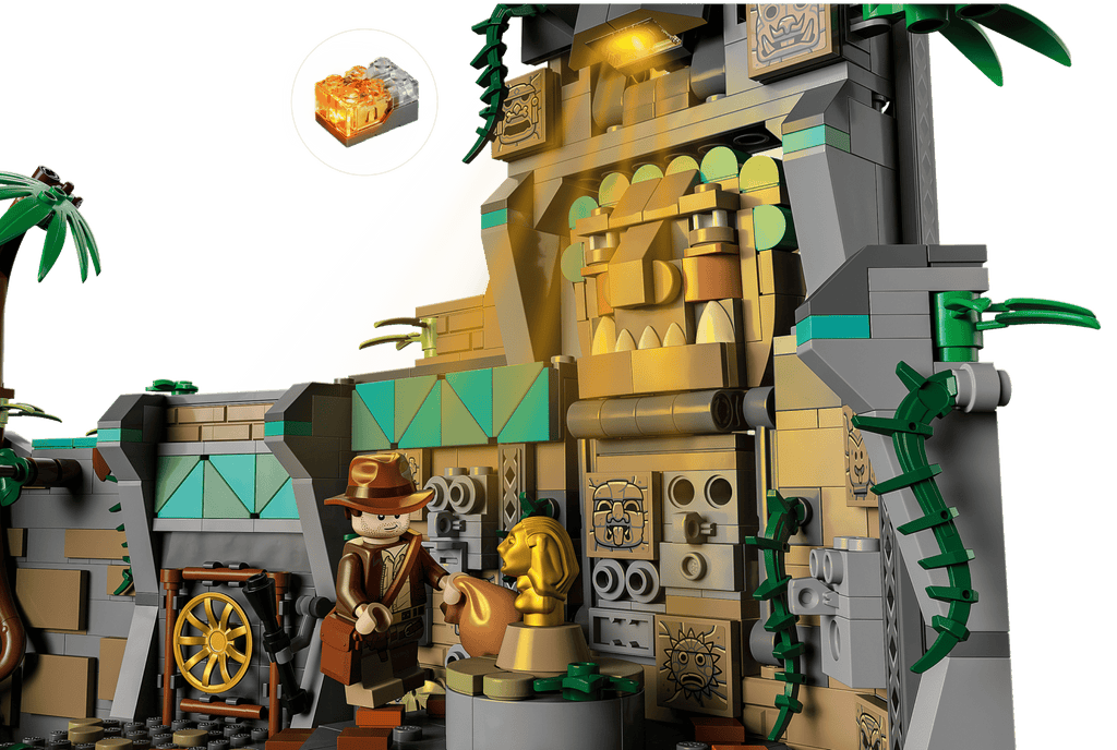 Compatible - Indiana Jones - 77015 - Temple Of The Golden Idol - 1545 Pieces