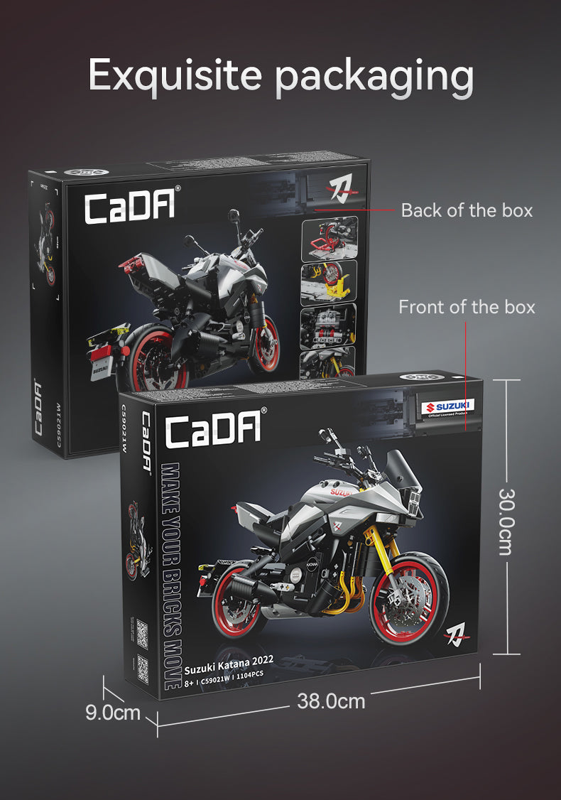 CADA - C59021 - Suzuki Katana Motorcycle - 1104 Pieces