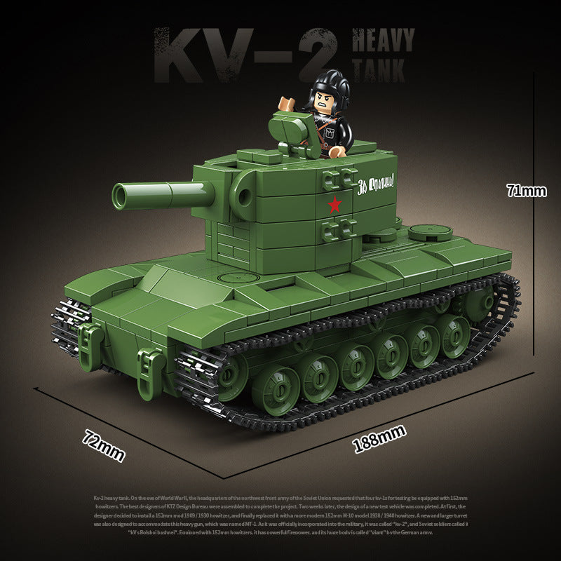 Quan Guan - 100248 - KV-2 Heavy Tank - 472 Pieces