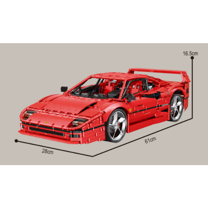 XJD - Ferrari F40 - 4026 Pieces - 1:8 Scale