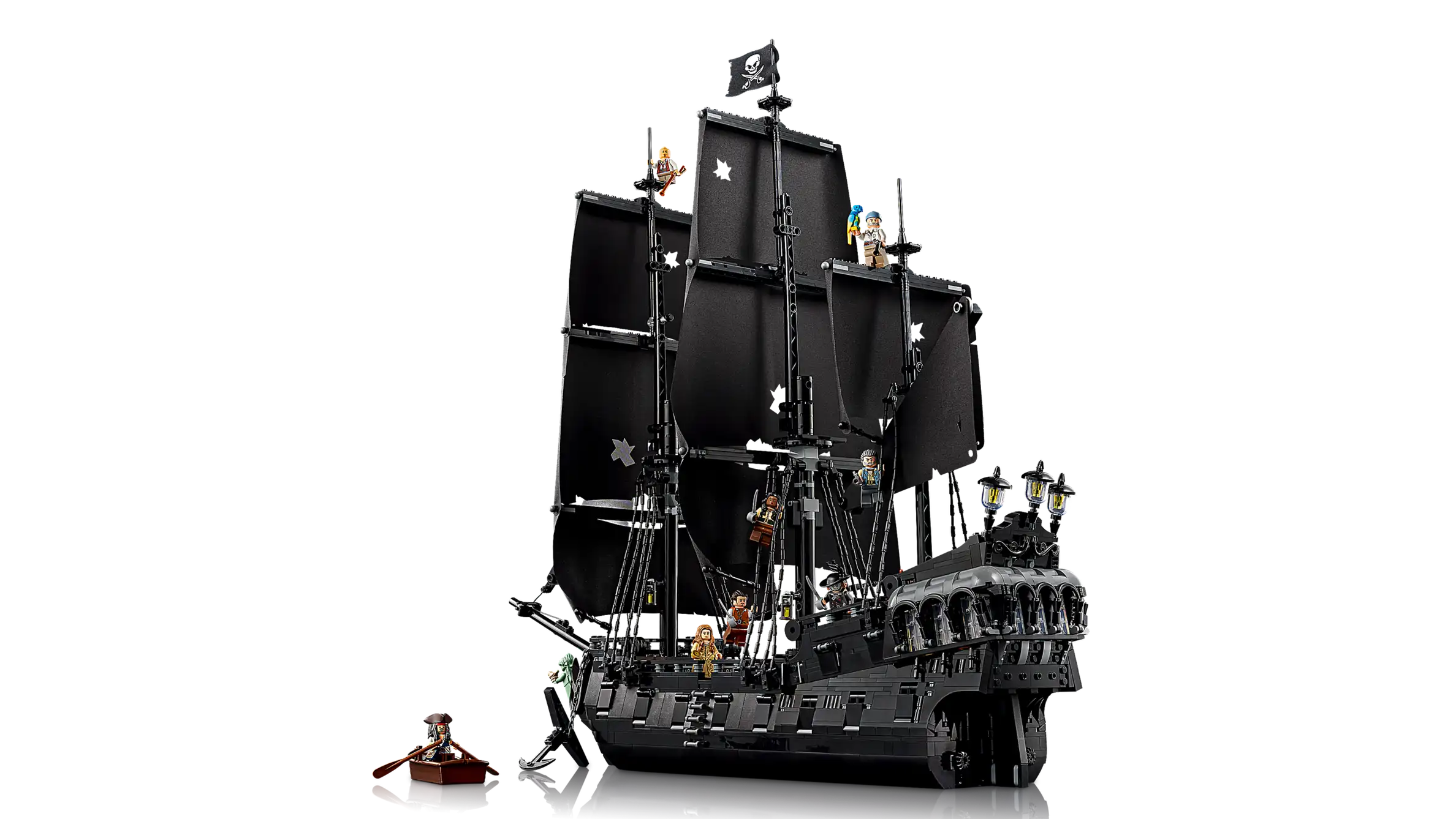 Compatible - Icons - 10365 - Pirates of the Caribbean - Jack Sparrow’s Pirate Ship - 2862 Pieces