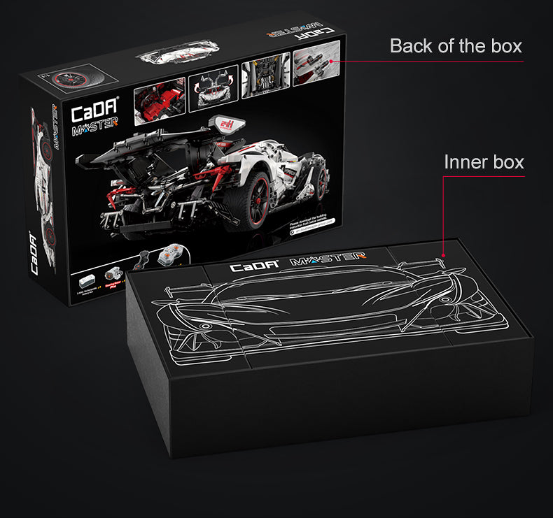 CADA - C61053 - Master Series - Apollo Evo Hypercar - 4465 Pieces - Dynamic Version (Group Order Discount Not Applicable)