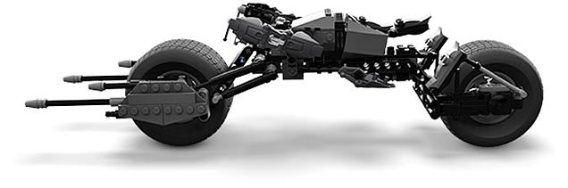 Compatible - Batman - 5004590 - The Batpod - 311 Pieces