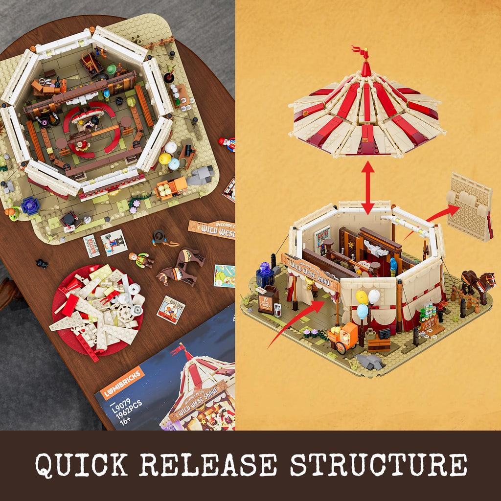 Funwhole/Lumibricks - L9079 - Traveling Circus - 1962 Pieces