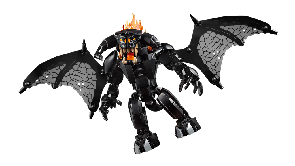 Compatible - Icons - 10367 - The Lord of The Rings - Balrog Book Nook - 1201 Pieces