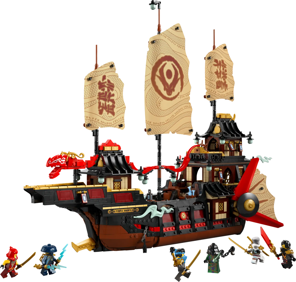 Compatible - Ninjago - 71848 - The Temple Bounty - 2387 Pieces