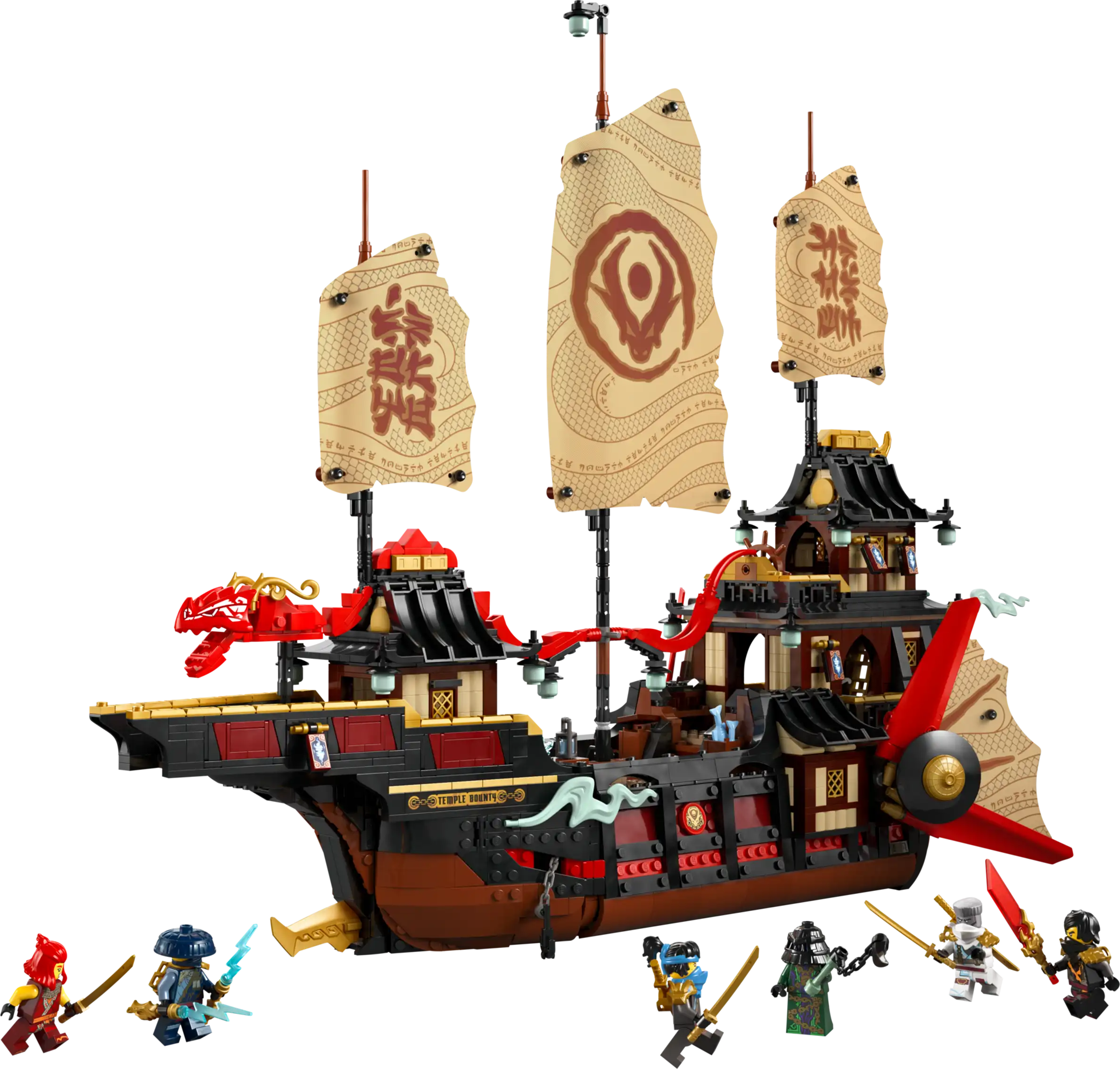 Compatible - Ninjago - 71848 - The Temple Bounty - 2387 Pieces