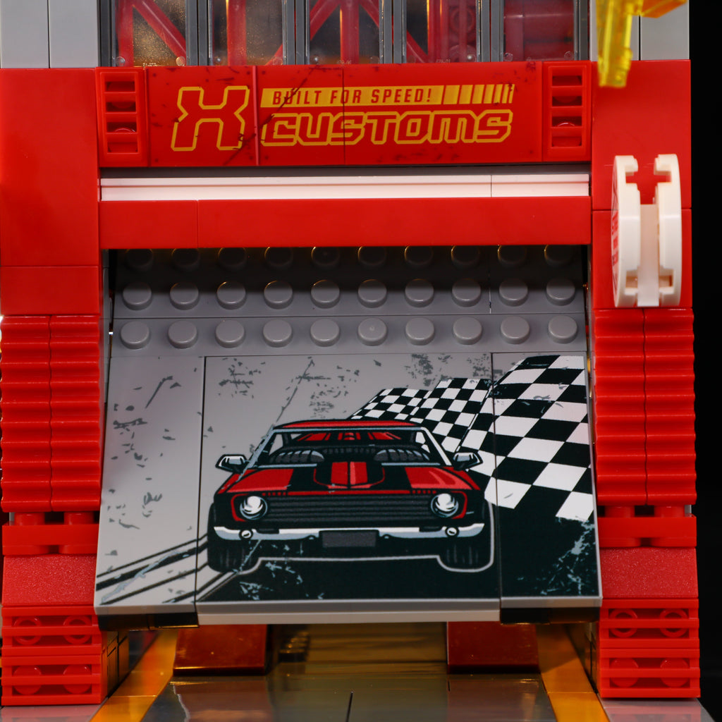 Funwhole/Lumibricks - L9088 - Street Mod Garage - 1935 Pieces