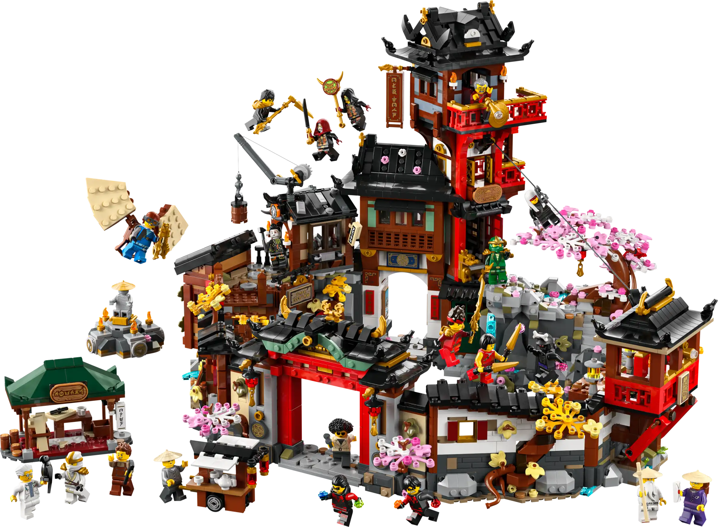Compatible - Ninjago - 71861 - The Old Town - 4851 Pieces