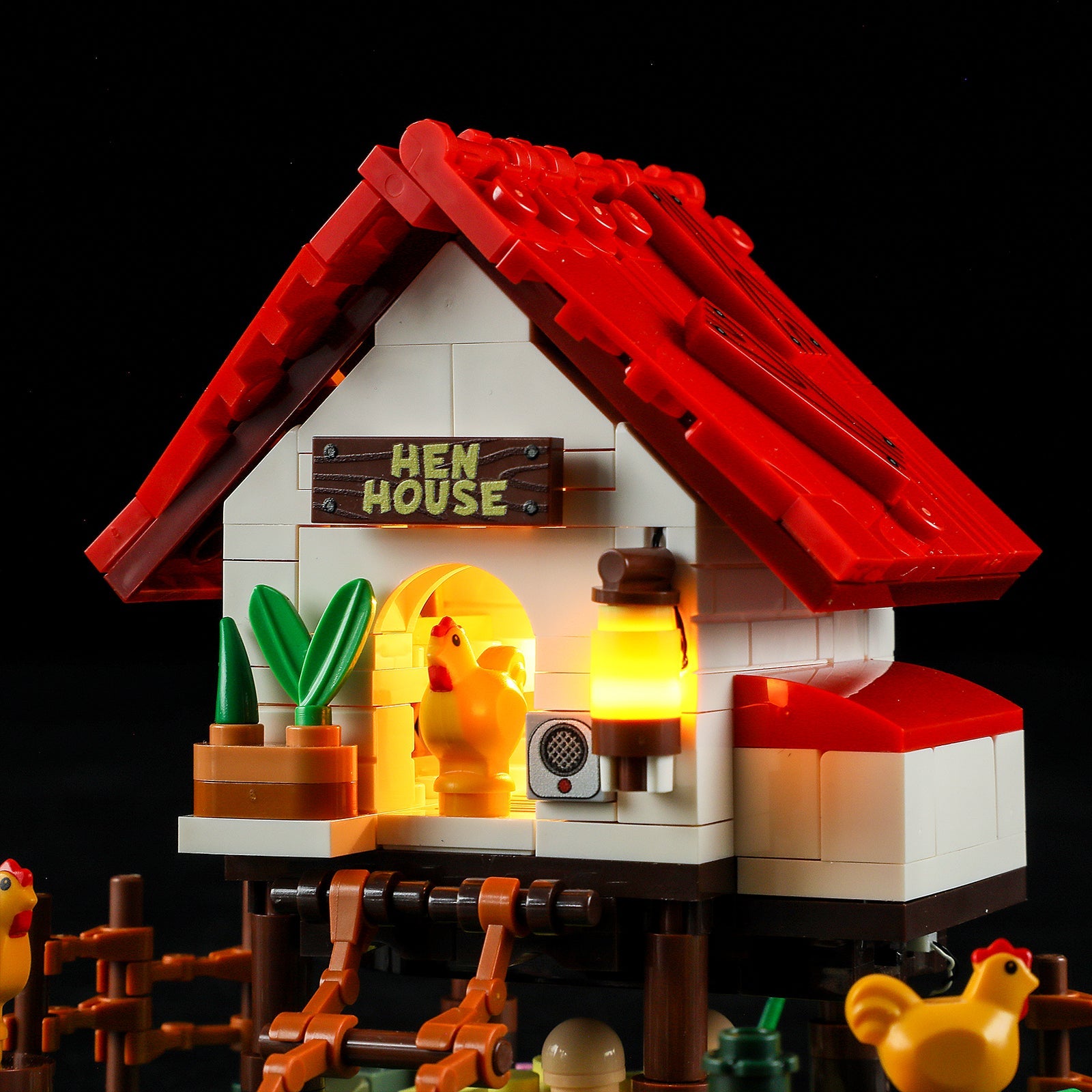 Funwhole/Lumibricks - F9034 - Farm Life - The Hen House - 323 Pieces