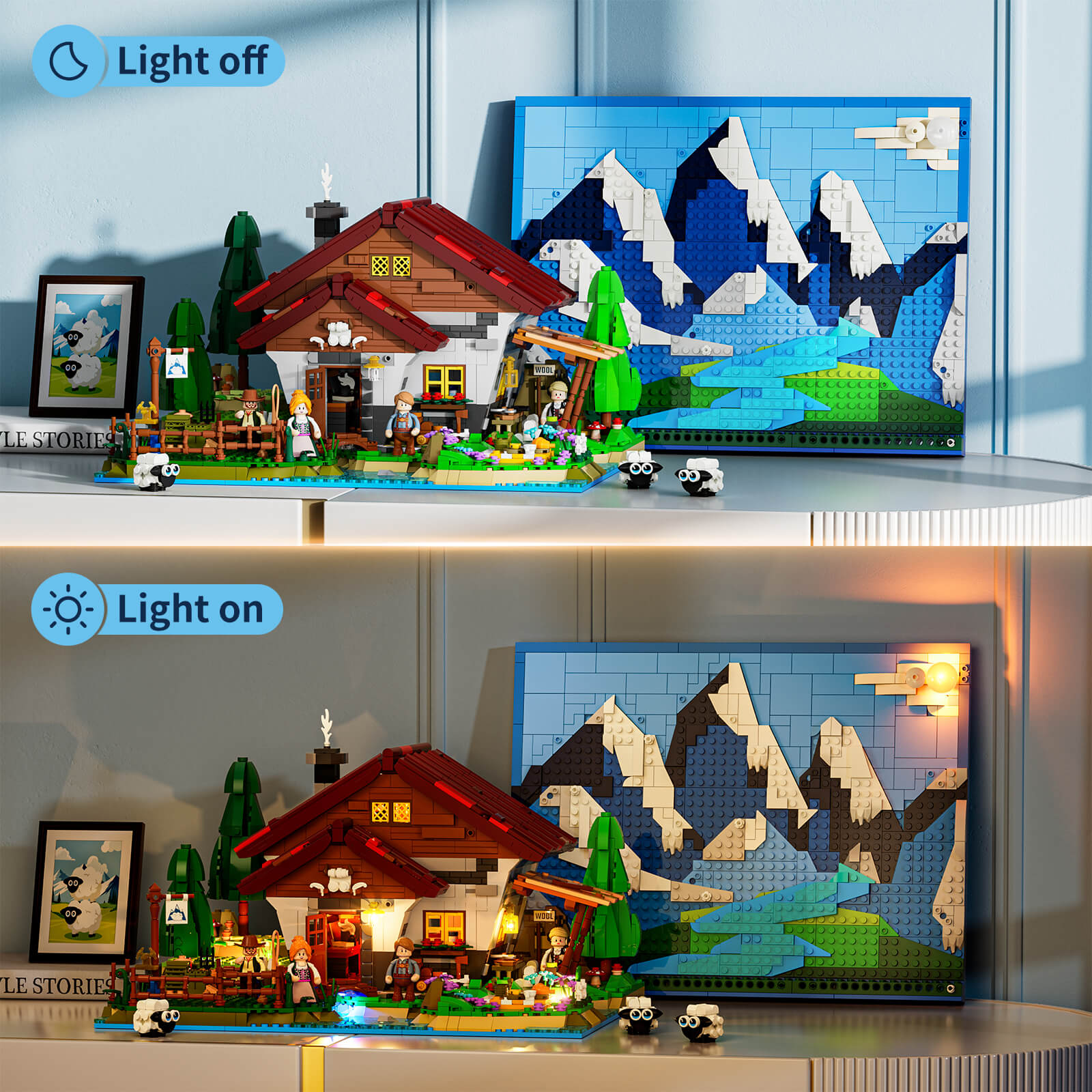 Funwhole/Lumibricks - F9094 - Shepherd's Cottage - 2265 Pieces