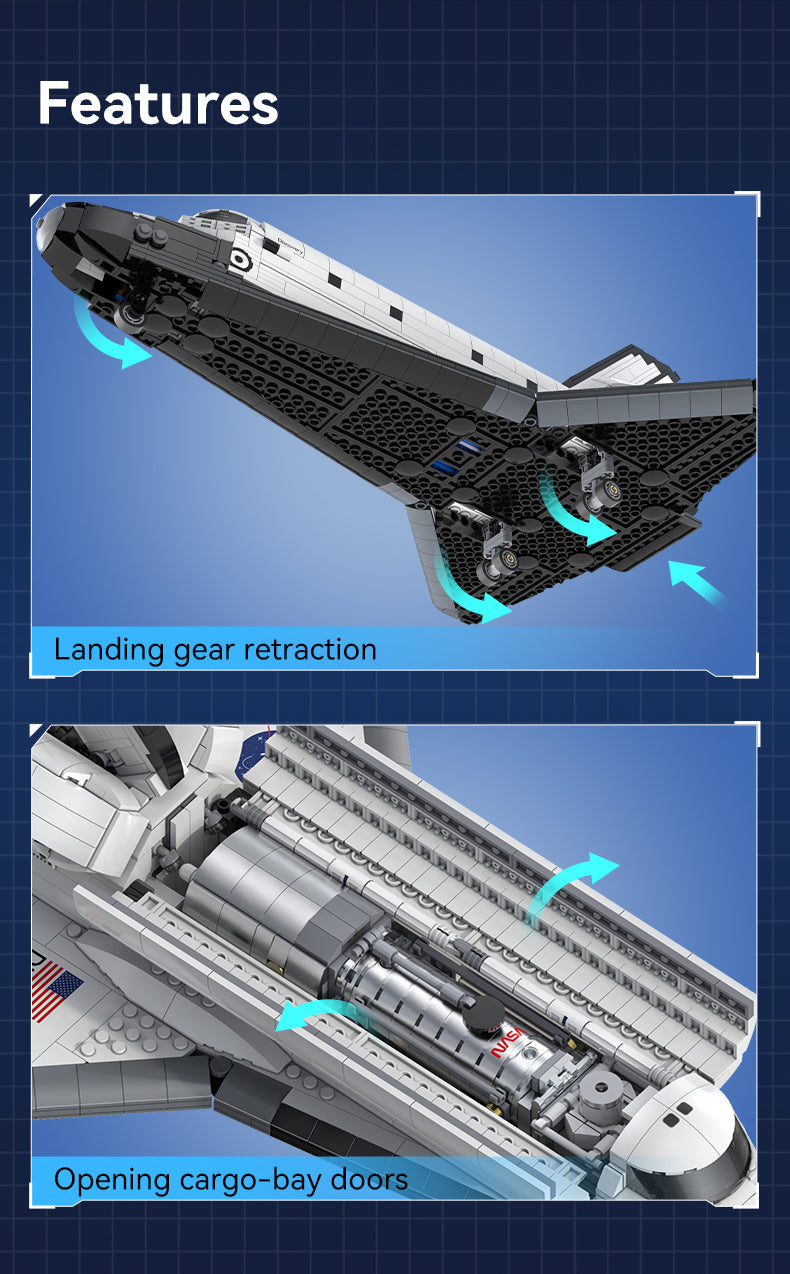 CaDA - C56062 - NASA Space Shuttle Discovery - 1827 Pieces (Group Order Discount Not Applicable)