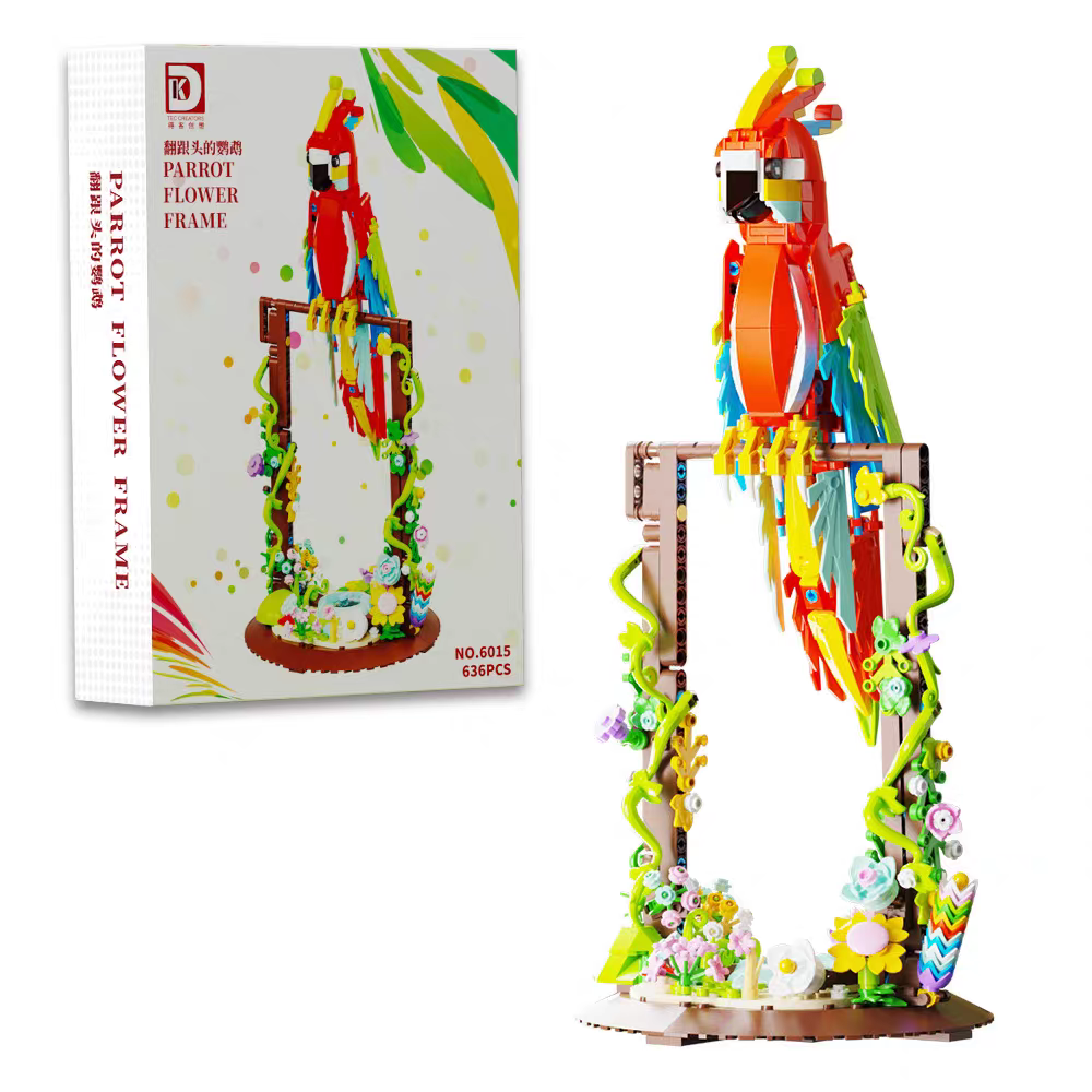 DK - DK6015 - Macaw Parrot And Diorama - 676 Pieces