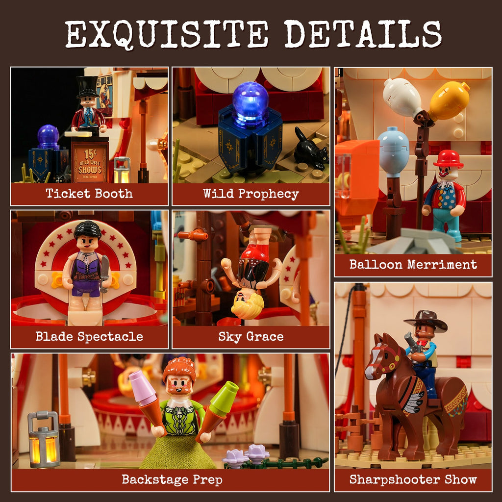Funwhole/Lumibricks - L9079 - Traveling Circus - 1962 Pieces