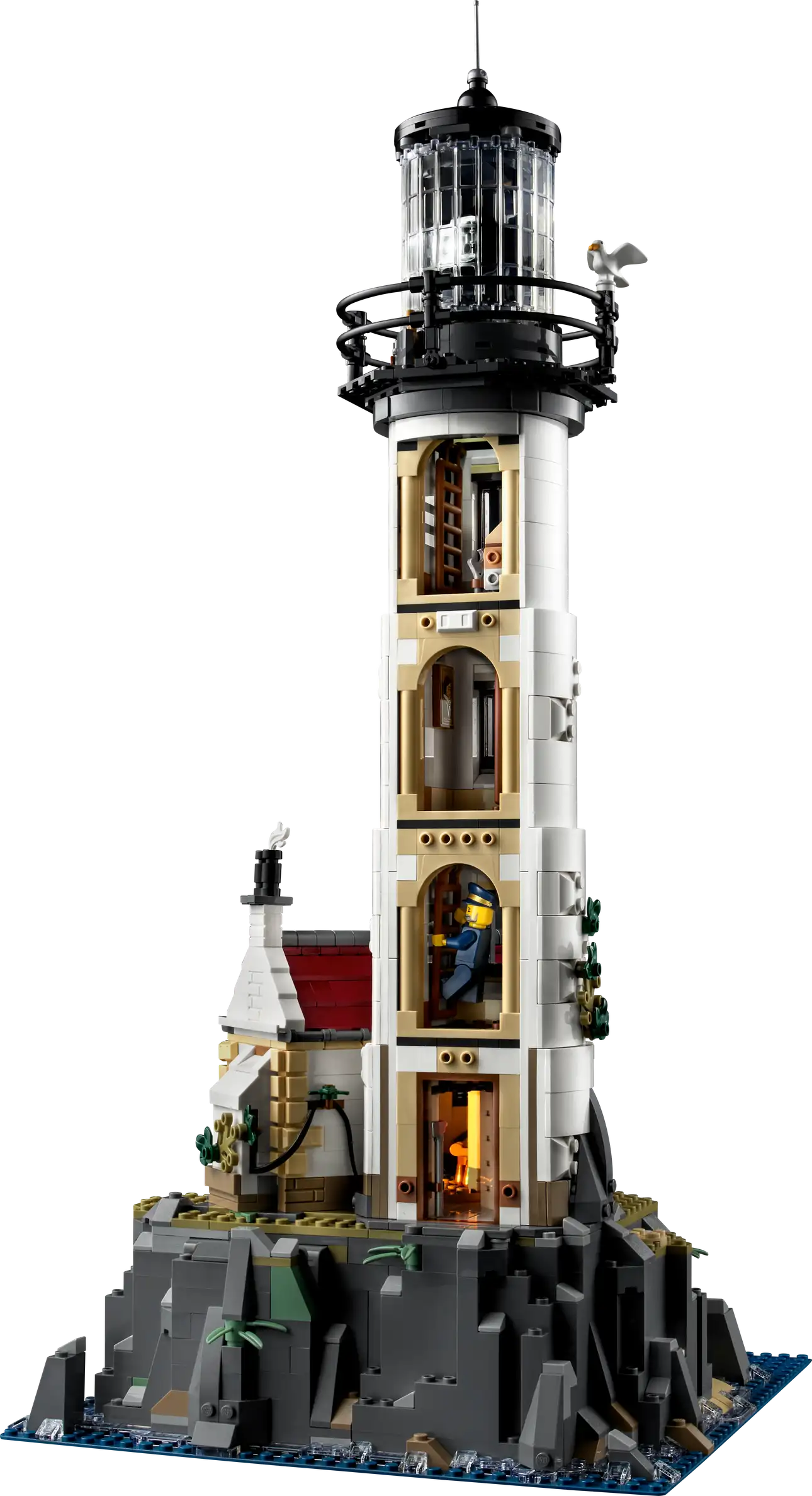 Compatible - 21355 - Motorized Lighthouse - 2065 Pieces