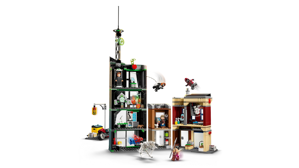 Compatible - Marvel - 76324 - Spider-Man vs Oscorp - 808 Pieces
