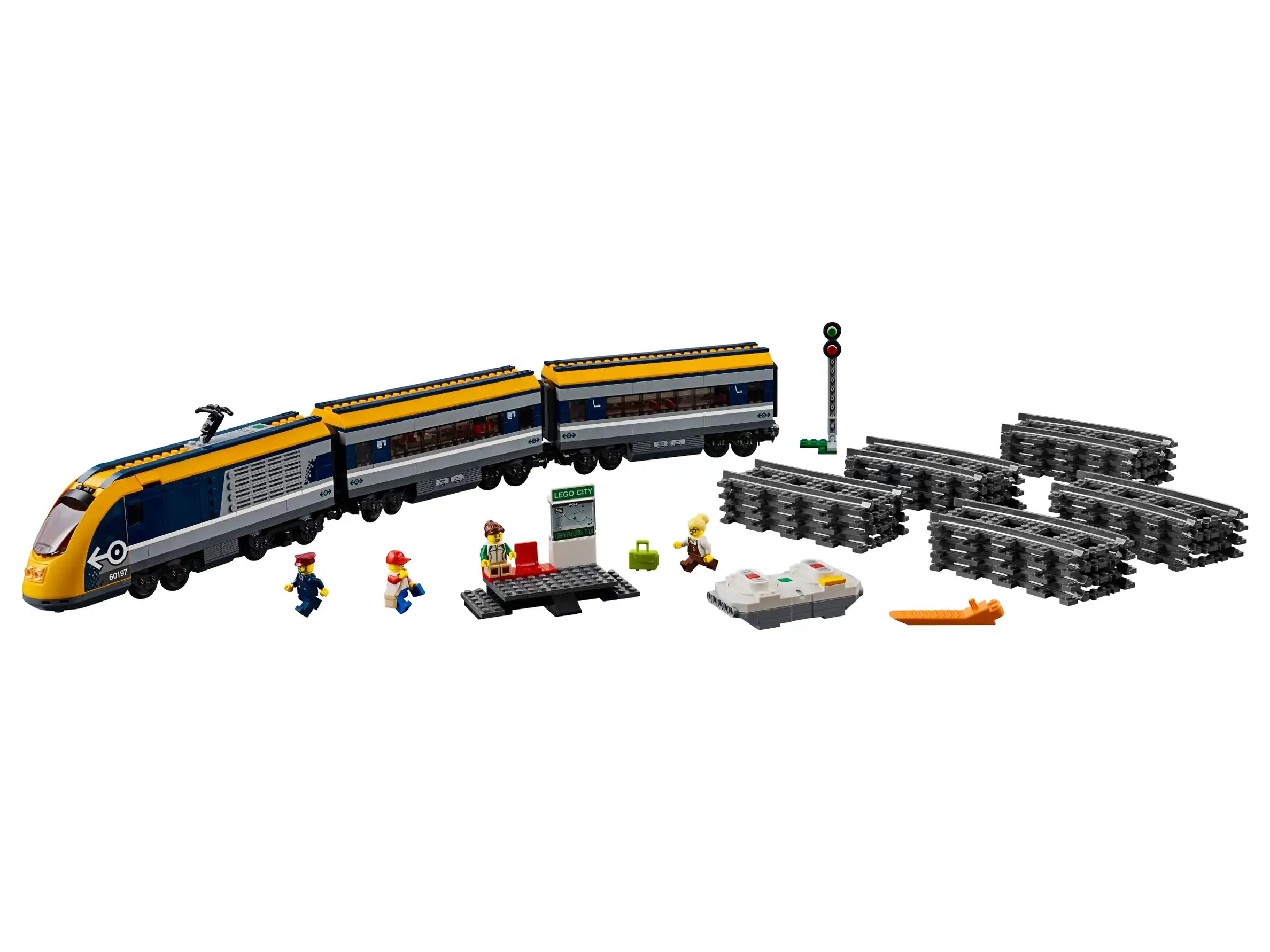 Compatible - City - 60197 - Passenger Train - 677 Pieces