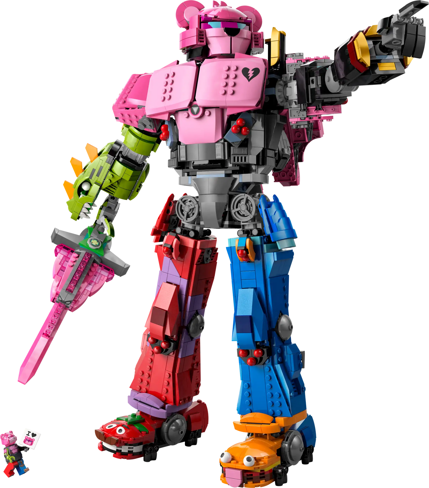 Compatible - 77078 - Fortnite - Mecha Team Leader - 2503 Pieces