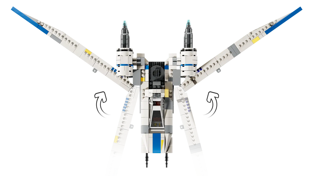 Compatible - Star Wars - 75399 - Rebel U Wing Starfighter - 594 Pieces