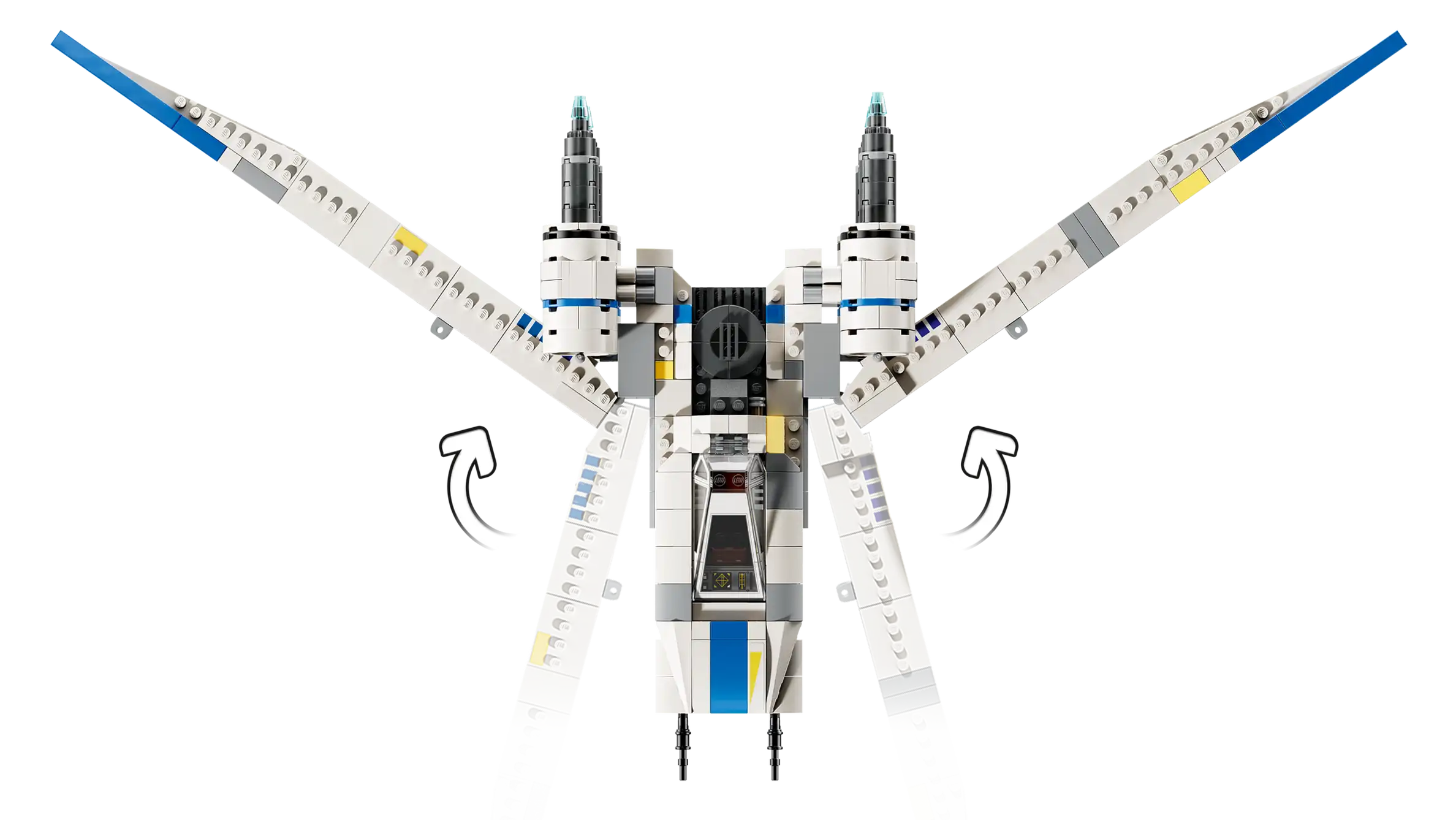 Compatible - Star Wars - 75399 - Rebel U Wing Starfighter - 594 Pieces