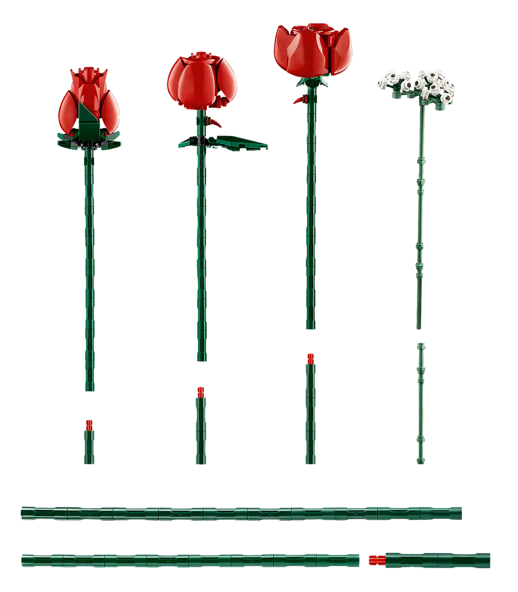Compatible - Botanicals - 10328 - Bouquet of Roses - 828 Pieces