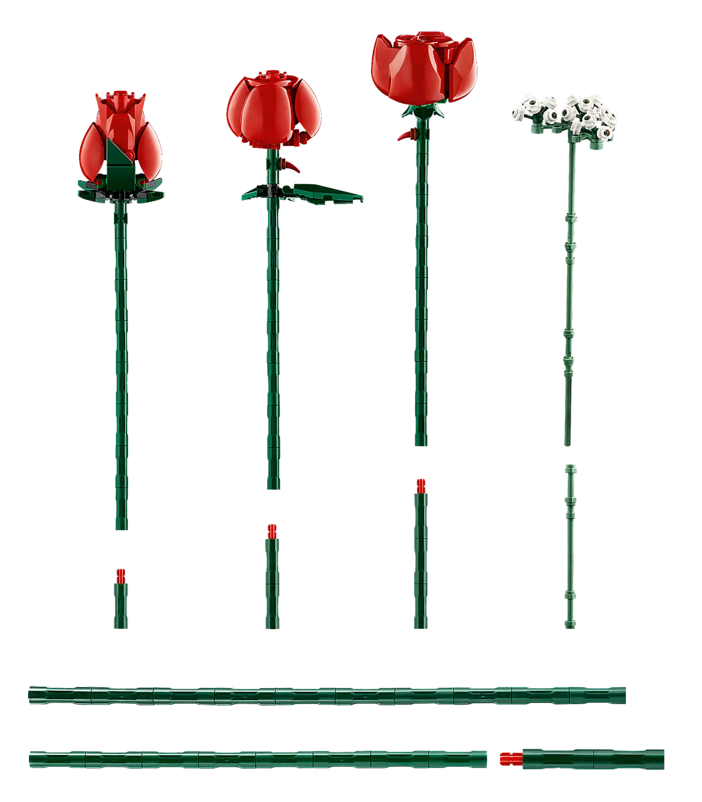 Compatible - Icons - 10328 - Botanicals - Bouquet of Roses - 828 Pieces