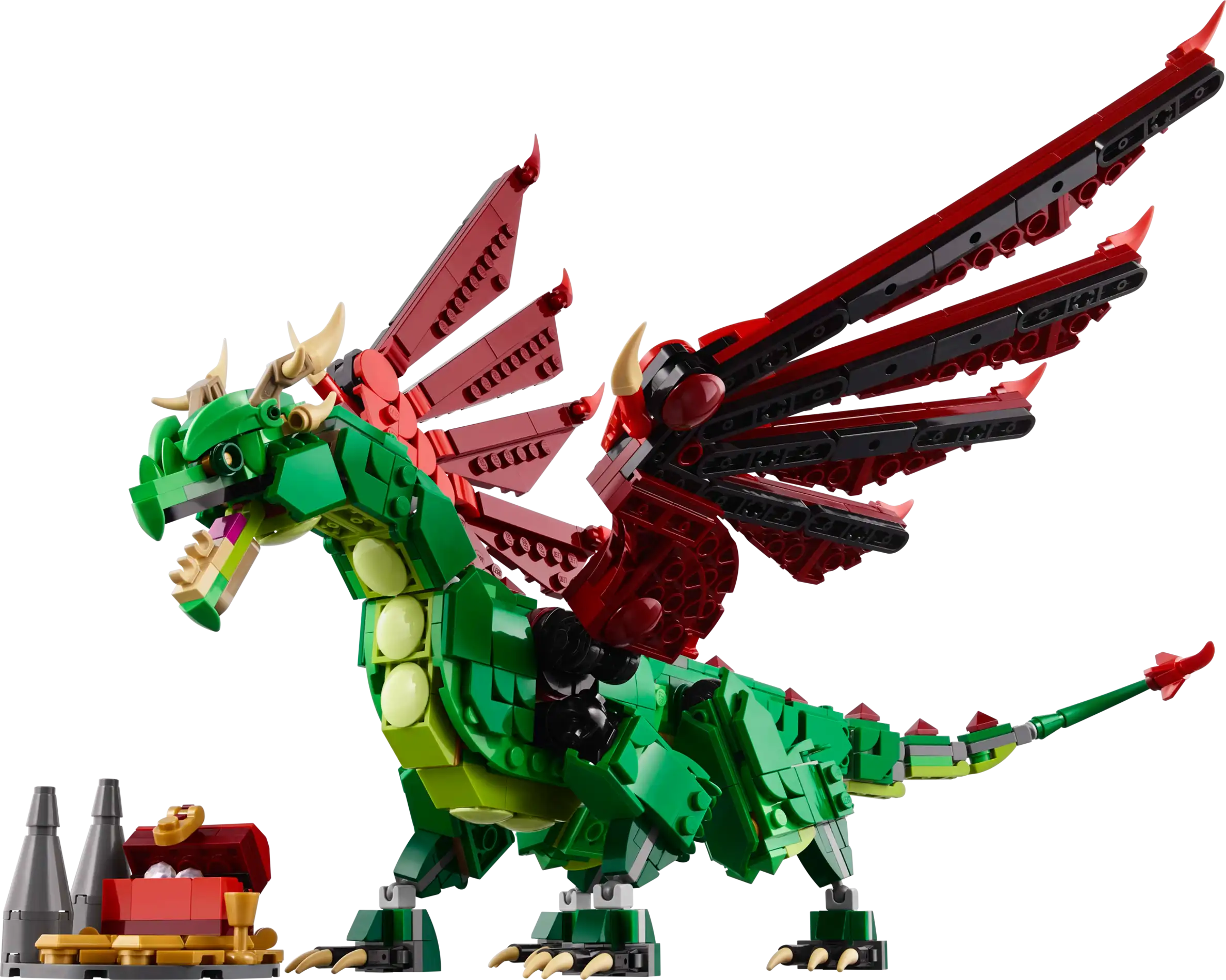 Compatible - Creator 3-in-1 - 31161 - Medieval Dragon - 715 Pieces