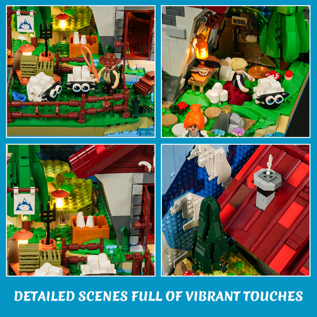 Funwhole/Lumibricks - F9094 - Shepherd's Cottage - 2265 Pieces