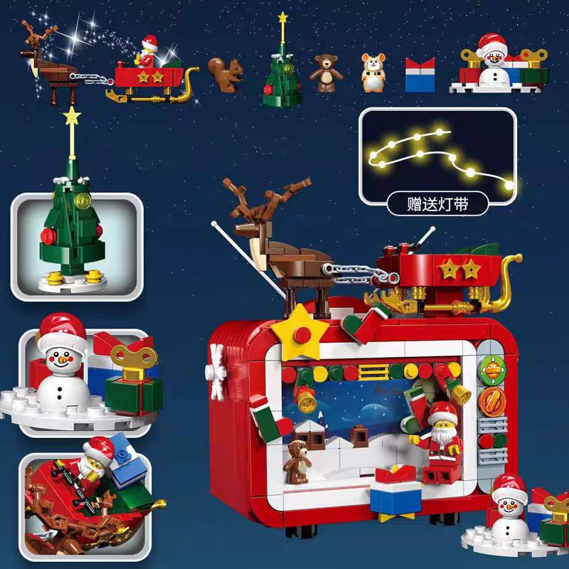 DK - DK711 - Merry Christmas TV Box - 626 Pieces