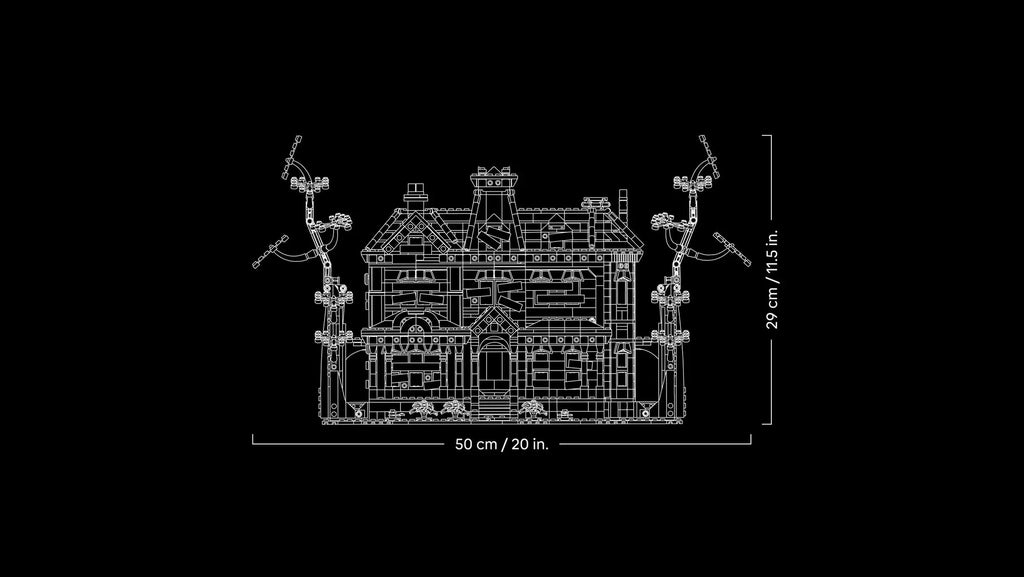 Compatible - Icons - 11370 - Stranger Things - The Creel House - 2593 Pieces