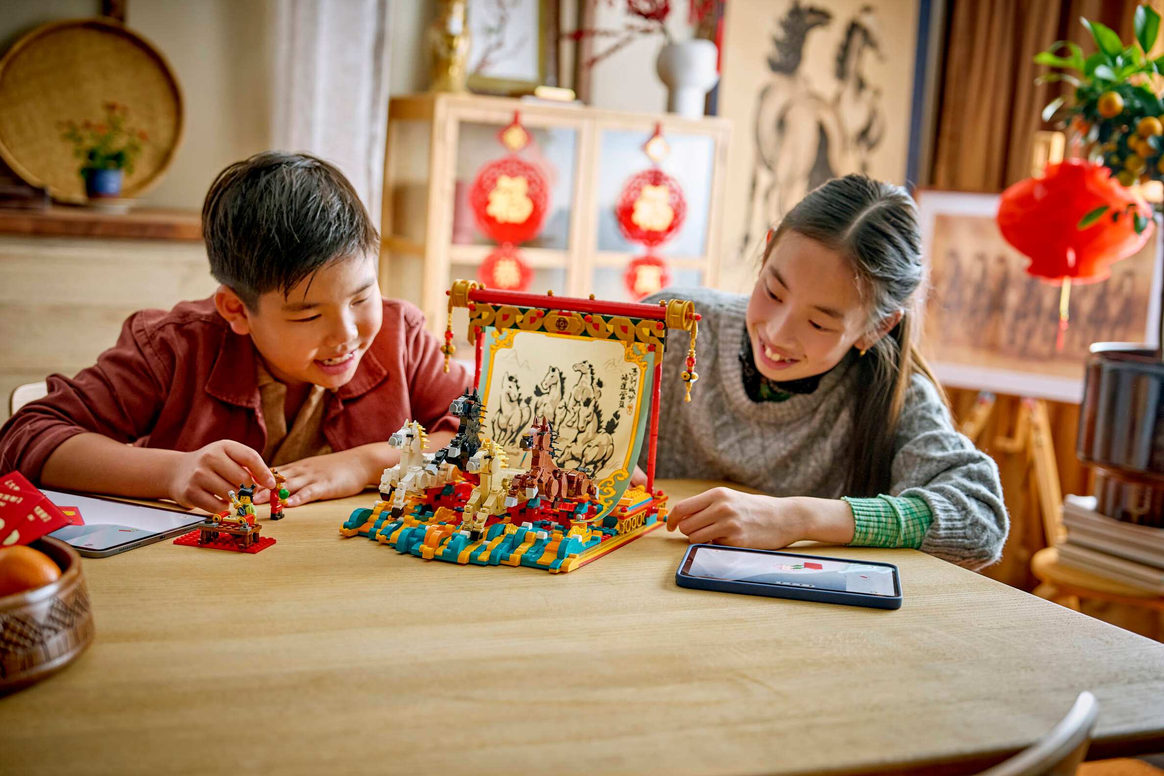 Compatible - IDEAS - 80119 - Galloping Horses Canvas - 1650 Pieces