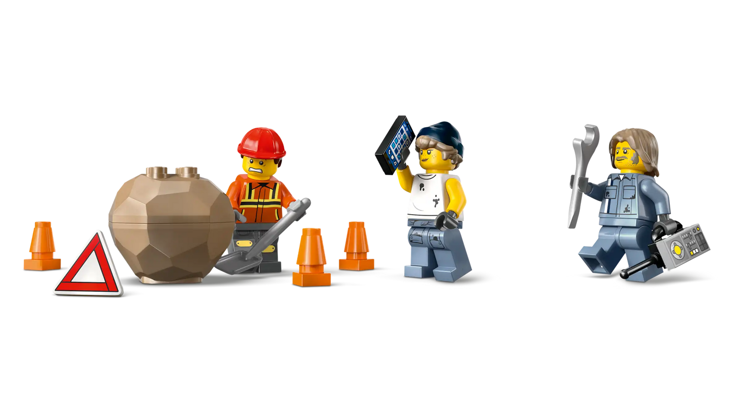 Compatible - 60467 - City - Heavy Duty Recovery Tow Truck with Crane - 793 Pieces