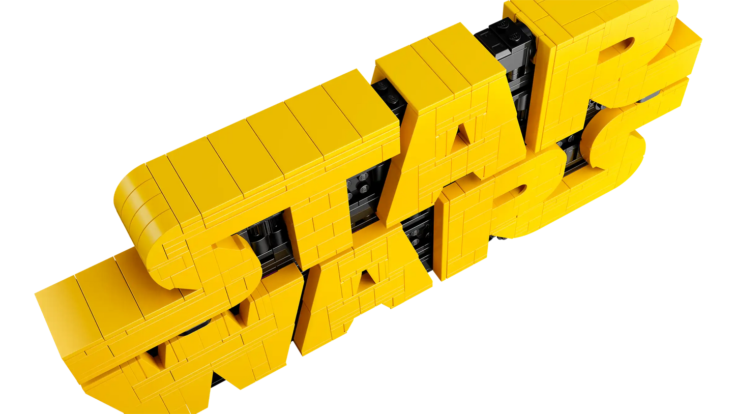 Compatible - 75407 - Brick Built Star Wars Logo - 700 Pieces