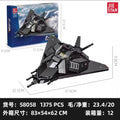Jiestar - 58058 - Lockheed Martin F117A Nighthawk - 1375 Pieces