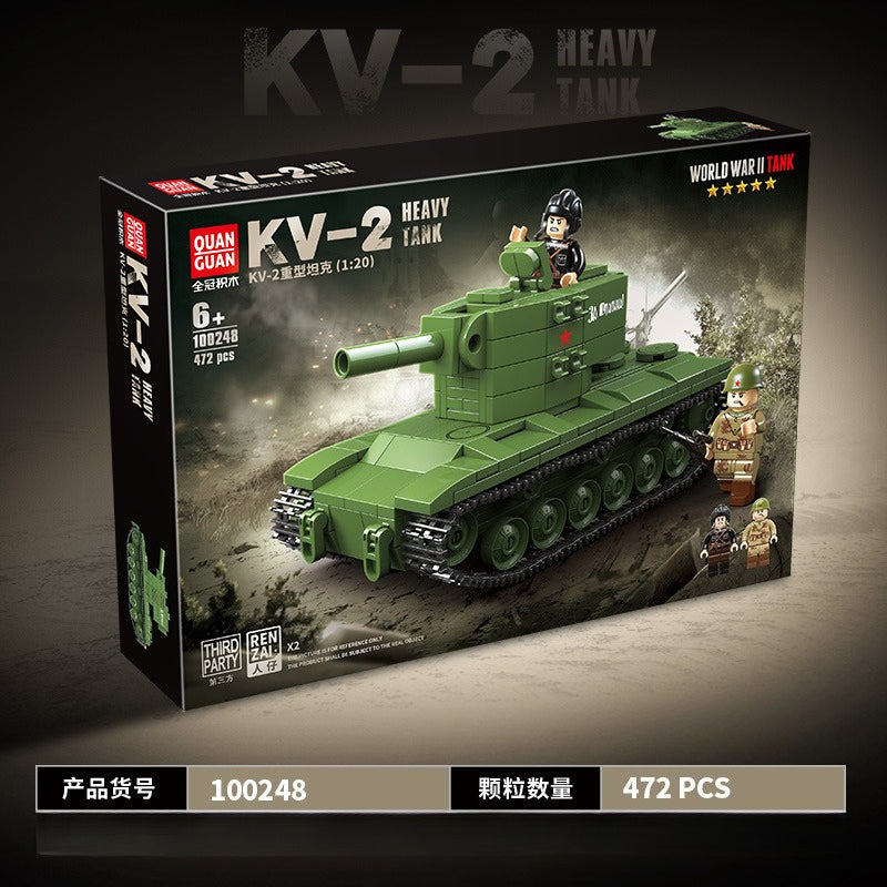 Quan Guan - 100248 - KV 2 Heavy Tank - 472 Pieces