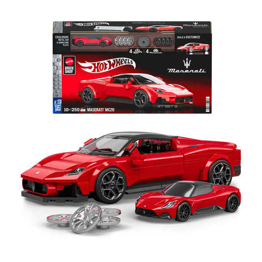 Mattel Brick Shop - Hot Wheels - Maserati MC20 - 250 Pieces