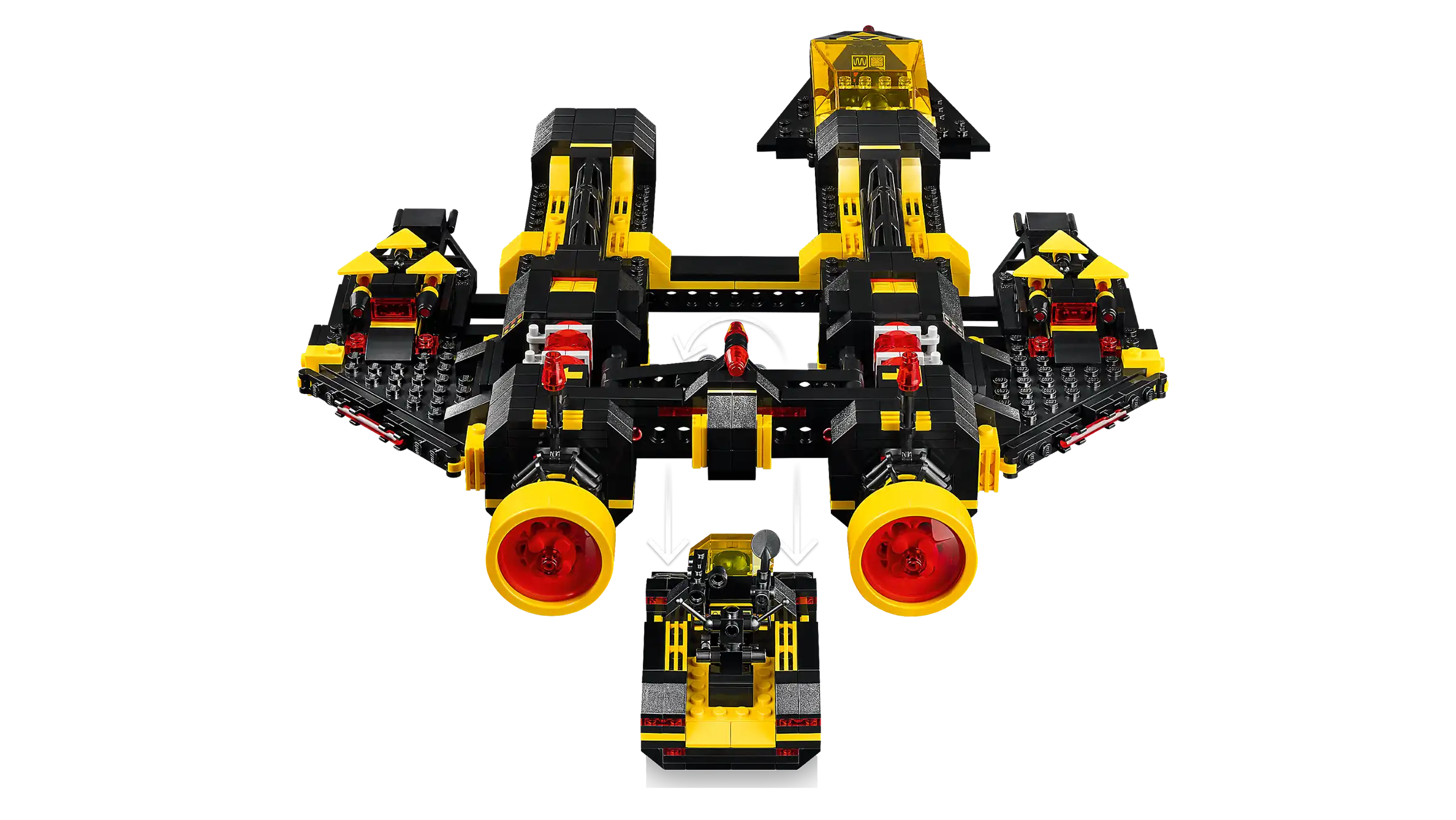 Compatible - Icons - 10355 - Blacktron Renegade - 1151 Pieces