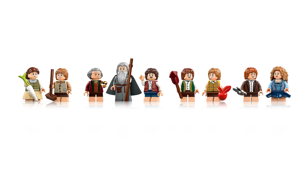 Compatible - Icons - 10354 - The Lord of The Rings - The Shire - 2017 Pieces