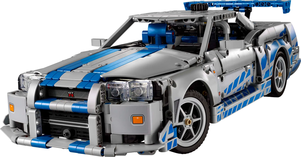 Compatible - Technic - 42210 - Fast and Furious Nissan Skyline GTR R34 - 1410 Pieces