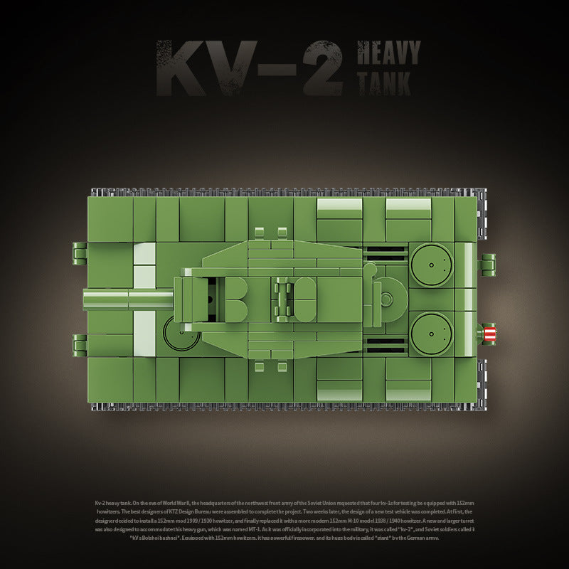 Quan Guan - 100248 - KV-2 Heavy Tank - 472 Pieces