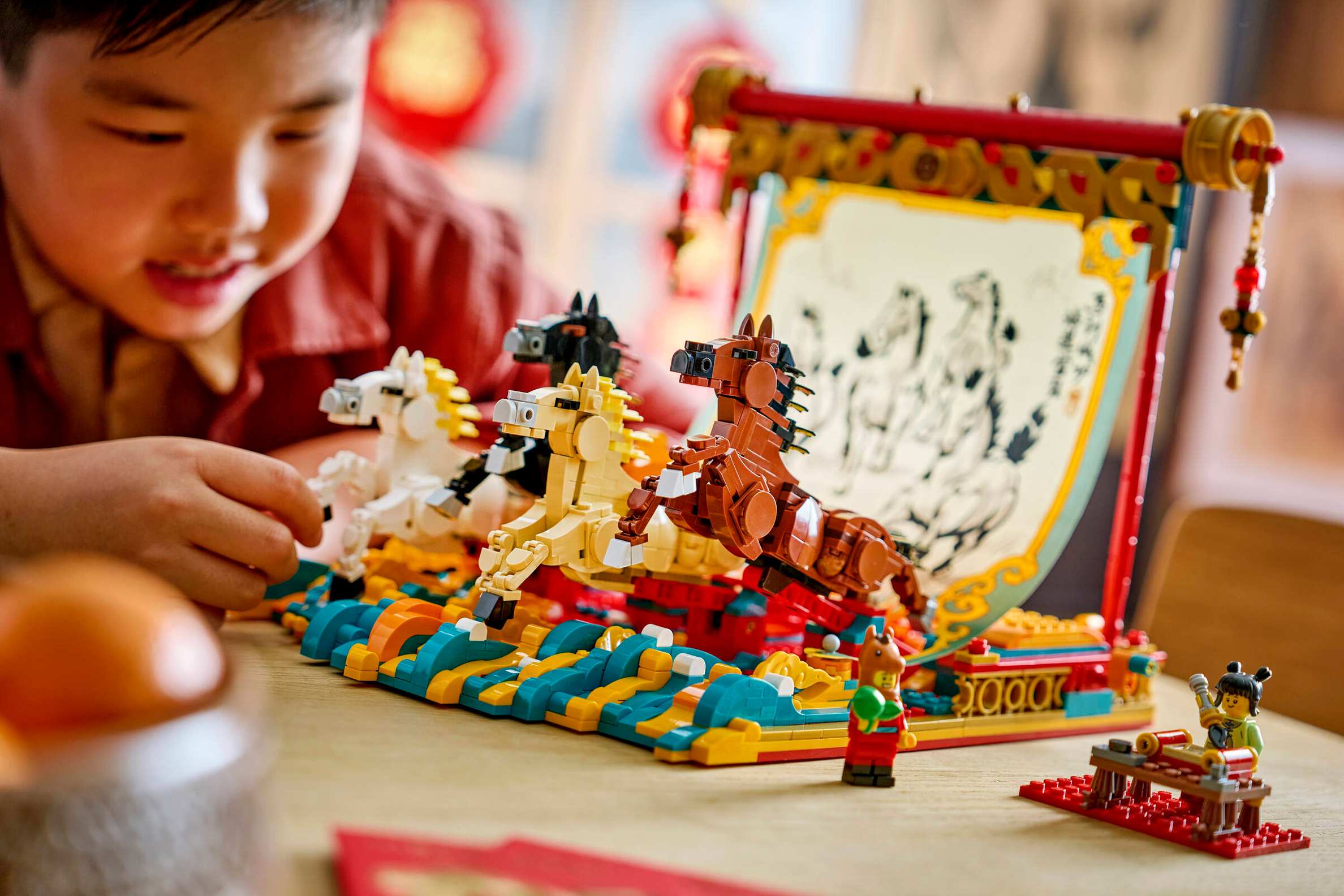 Compatible - IDEAS - 80119 - Galloping Horses Canvas - 1650 Pieces