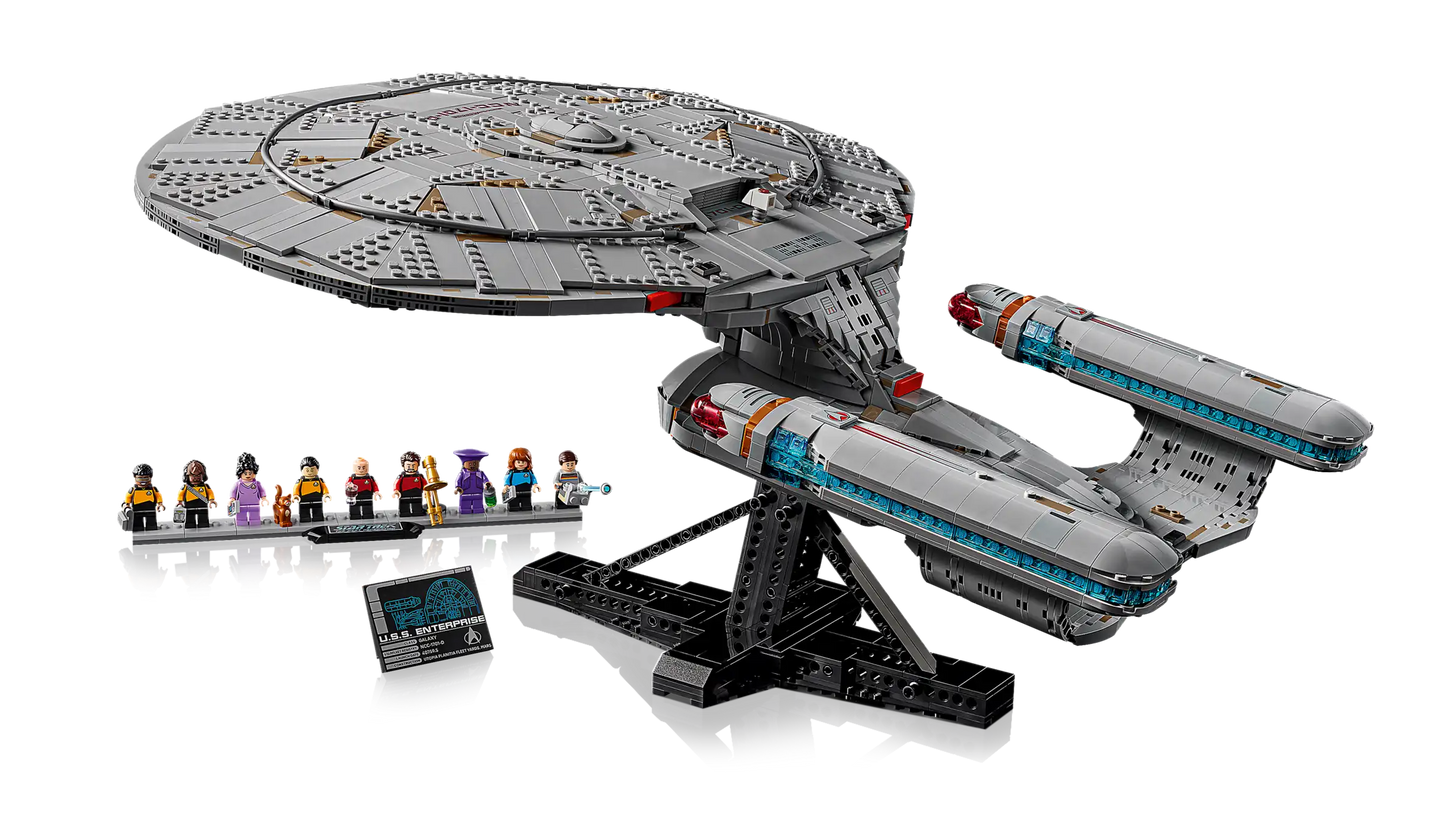 Compatible - 10356 - Icons - Star Trek - USS Enterprise - NCC 1701 DT - 3600 Pieces