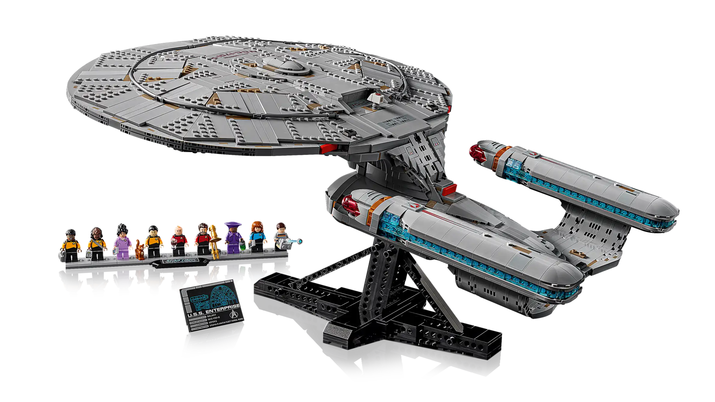 Compatible - Icons - 10356 - Star Trek USS Enterprise NCC-1701-DT - 3600 Pieces