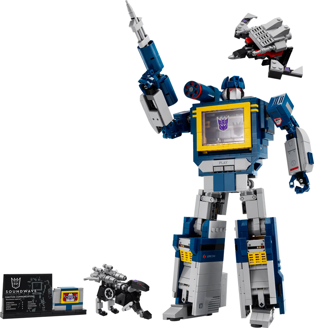 Compatible - Icons - 10358 - Transformers - Sound Wave - 1505 Pieces
