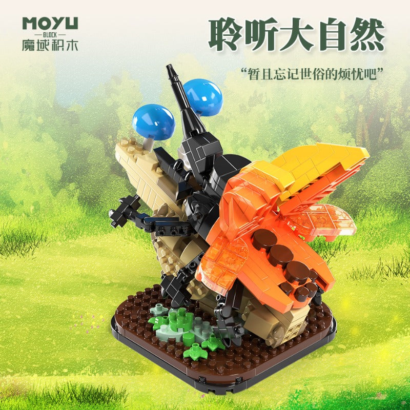 Moyu - Insect Series - Butterfly - Grasshopper - Dung Beetle