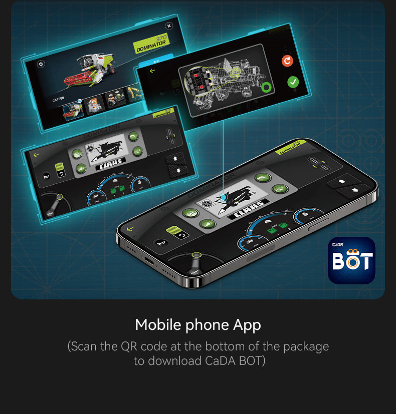 CADA - C61508 - Master Series - Claas Dominator 370 - 4567 Pieces